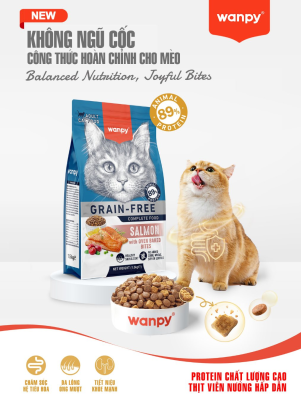 Hạt mèo Wanpy không độn ngũ cốc