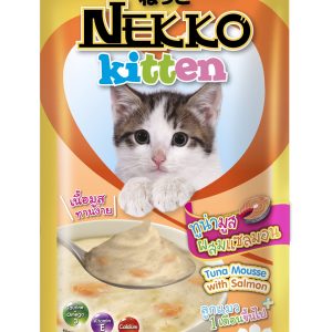 20. Pate Nekko Kitten: Mousse tuna Salmon (cá ngừ + cá hồi mousse) cho mèo con