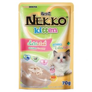 25. Pate Nekko Kitten Chicken Creamy (sốt mịn vị gà cho mèo con)