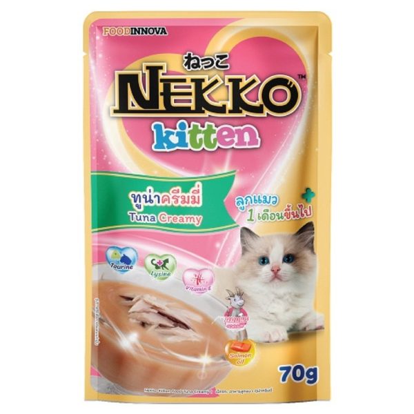 28. Pate Nekko Kitten Tuna Creamy (sốt mịn vị cá ngừ cho mèo con)