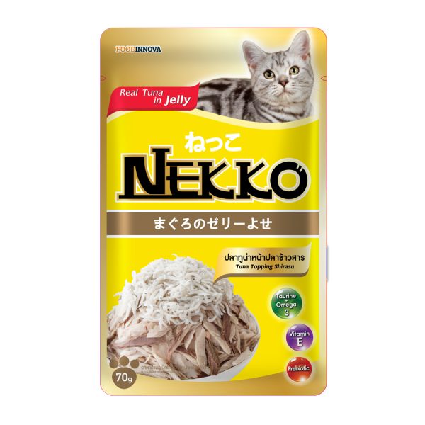 7. Pate Nekko Jelly tuna shirasu (Jelly cá ngừ shirasu)