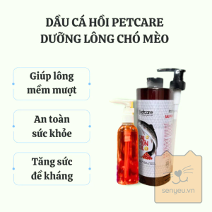 Tinh dầu cá hồi petcare dưỡng lông