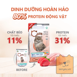 Hạt mèo Catsrang dinh dưỡng hoàn hảo