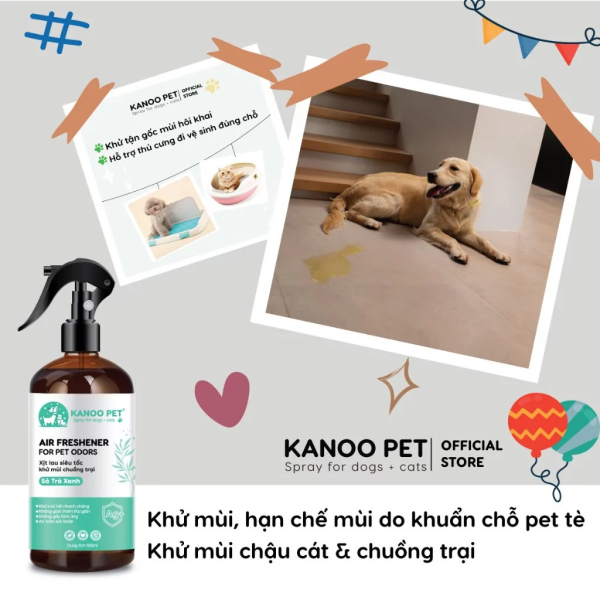 Xịt khử mùi chậu cát chó mèo