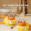 Vịt vàng thả hạt cho thú cưng