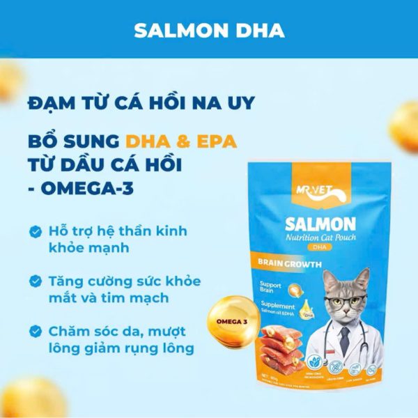 Pate mèo Mr.Vet vị Cá hồi - Salmon