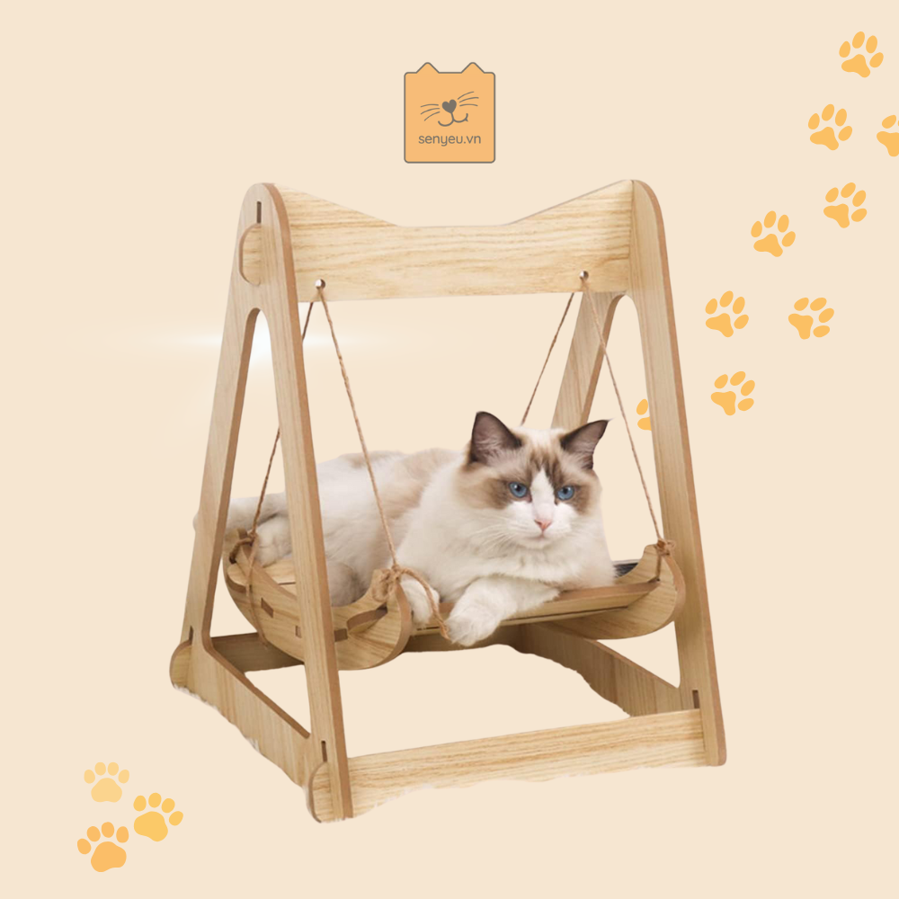Giường võng gỗ cho mèo Đà Nẵng