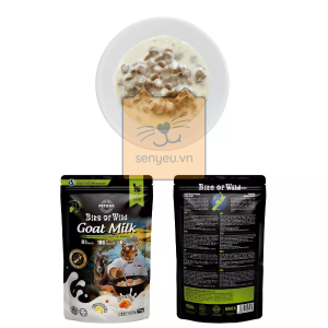 Pate Bite of Wild 70g: Sữa dê, cá hồi và dứa