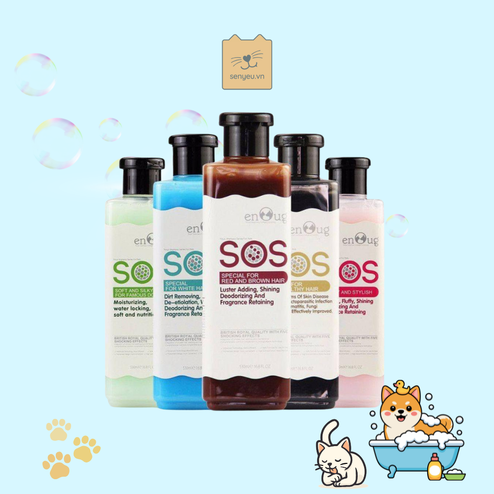 Sữa tắm gội chó mèo SOS