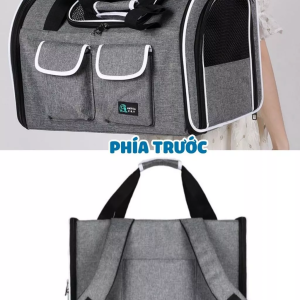 balo 12kg mau xam phia truoc va sau