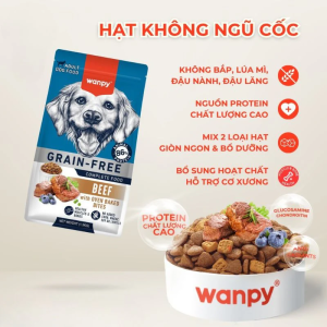 Hạt chó Wanpy không ngũ cốc