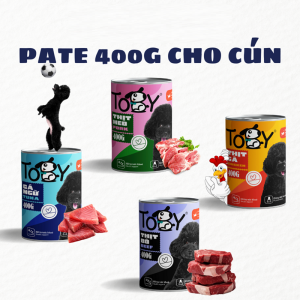 pate cho toby lon 400g