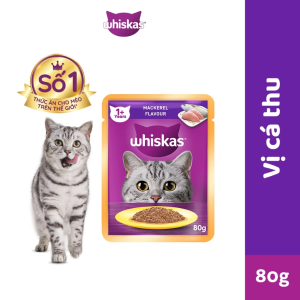 pate meo whiskas goi 80g ca thu