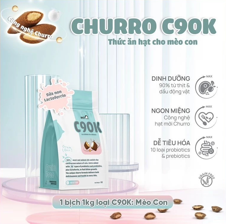 hat meo PetQ C90K 1kg meo con