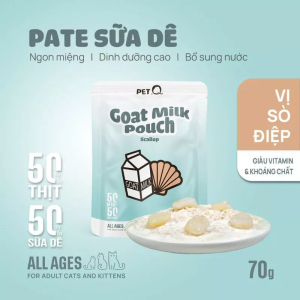 pate meo PetQ sua de goi 70g vi so diep