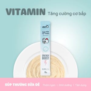 sup thuong sua de petQ 15g vitamin