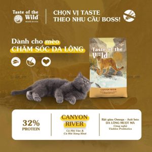 hat meo taste of the wild canyon river