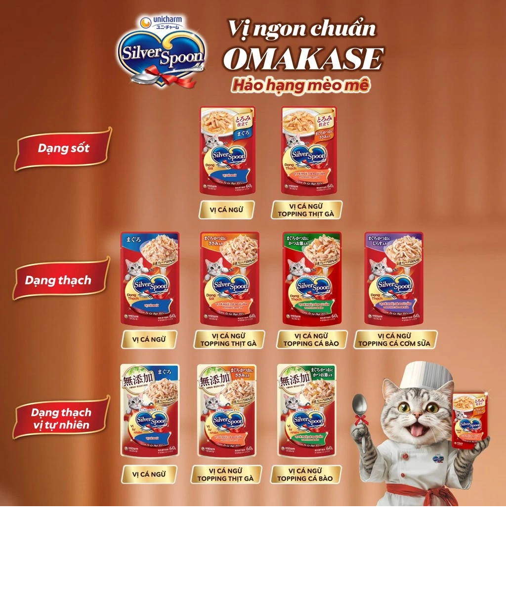 pate meo silver spoon nhat ban 9 vi